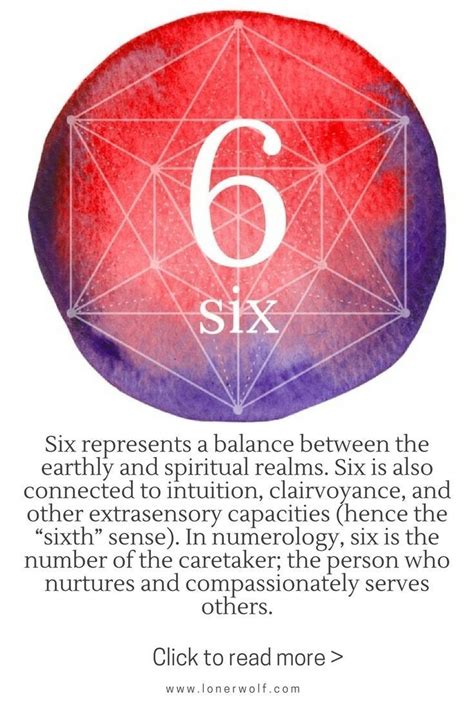 what does the number 6 mean spiritually.